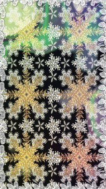 Gri renkli ve altın elementli altın desenli. Kusursuz klasik altın desen. Raster geleneksel oryantasyon süsü.