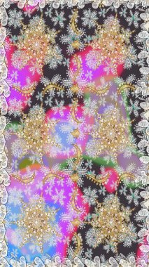 Gri renklerde altın tekrarlayan elementlerle soyut arkaplan. Kusursuz oryantal klasik altın desen.