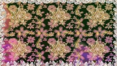 Kusursuz raster arka plan. Duvar kâğıdı barok, İspanyol kumaşı. Gri renklerde grafiksel, modern, pürüzsüz desen. Kusursuz çiçek deseni.