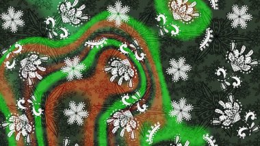 Yumuşak fayans. Paketleme, tekstil, duvar kâğıdı için çiçek eskizi. Raster 'ın taze dokusu. Klasik çiçek desenli. Yumuşak pamuk tasarımı.