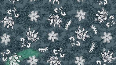 Renkli Bahar Teması eskiz kalıbı. Düz Çiçek Elementleri Tasarımı. Şirin çiçek elementleri. Raster illüstrasyonu. Çizim deseni Modaya uygun kumaş deseni.