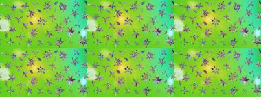 Çiçek deseni. Şatafatlı bahar bahçesi dokusu. Raster illüstrasyonu. Çiçek çizimi arkaplanı.