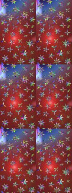 Kahverengi ve kırmızı çiçekli suluboya şekilli zarif eskiz deseni, tasarım elementleri. Düzenlenebilir. Düğün davetiyeleri için çiçek deseni, tebrik kartları, hatıra defteri, baskı, hediye paketi, imalat.