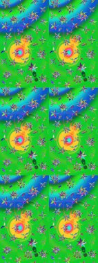 Dekorasyon ve tasarım için güzel bir desen. Moda baskısı. Çiçeğin suluboya çizimlerinin mükemmel deseni. Suluboya çizim kalıbı. Eski.