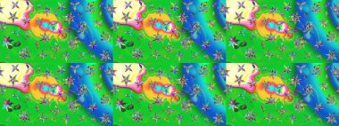 Güzel kumaş deseni. Küçük bir çiçekte eskiz deseni. Hoş bir çiçek geçmişi var. Raster illüstrasyonu.