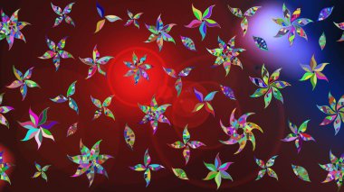 Bahar mevsimi. Tatil havası. Raster güzel bir çiçek deseni çizmiş. Nazik romantik baskı.