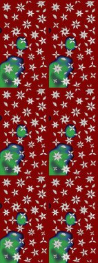 Düz Çiçek Elementleri Tasarım Raster illüstrasyonu. Kırmızı ve nötr renkte çiçekler. Renkli Bahar Teması çizim kalıbı. Çiçekli çiçek deseni, suluboya..