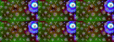 Raster Çiçek İllüstrasyonu 'nun şirin tekstili. Yeşil ve kahverengi renkli etnik çiçeklerle zarif eskiz deseni.