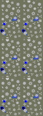 Raster 'ın taze dokusu. Yumuşak fayans. Klasik çiçek desenli. Paketleme, tekstil, duvar kâğıdı için çiçek eskizi. Yumuşak pamuk tasarımı.