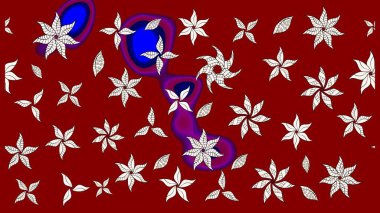 Kırmızı ve nötr renklerde çiçekler. Nazik, sevimli çiçek arkaplanı. Raster çiçek desenli ve çiçekli..