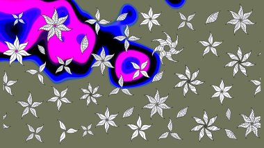 Ev dekoru. Fantezi çiçekli eskiz deseni, doğal duvar kağıdı, çiçek desenli kıvrım çizimi. Paisley el çizimi elementler.
