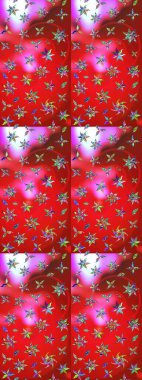 Raster suluboya çiçek deseni, narin çiçekler, kırmızı ve pembe çiçekler, tebrik kartı şablonu. Raster Güzel kumaş deseni.