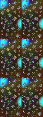 Raster illüstrasyonu. Kahverengi ve gri renklerde. Anti-stres için Raster soyut şablon sayfası.