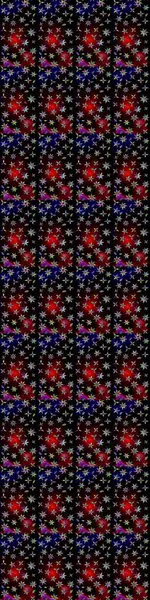 Çiçeksel fantezi tasarımı ve parlak bir arka plan çizimi. Düz Çiçek Elementleri Tasarımı. Renkli Bahar Teması çizim şablonu.