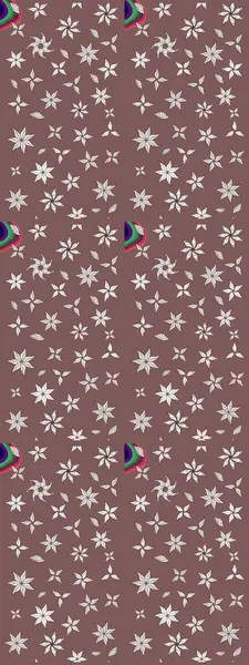 Raster illüstrasyonu. Güzel kumaş deseni. Bahar çiçekli güzel bir çiçek deseni..