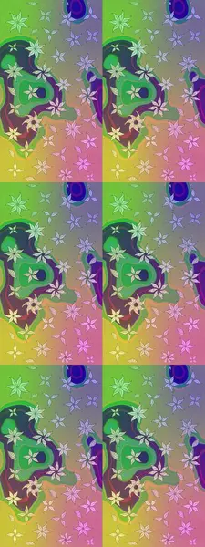 Raster stili kumaş deseni. Çiçekler suluboya çizim deseni.