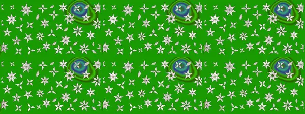 Renkli Bahar Teması eskiz kalıbı. Düz Çiçek Elementleri Tasarımı. Yeşil ve nötr renklerde çiçekler. Güzel çiçek deseni..