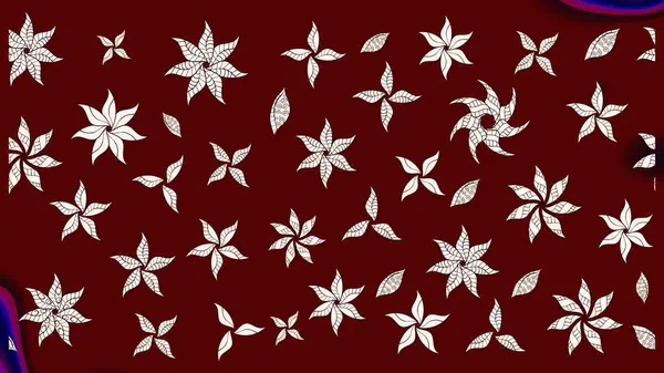 Raster stili kumaş deseni. Çiçekler suluboya çizim deseni.