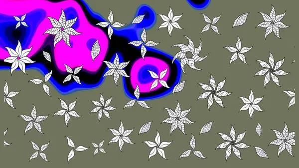 Ev dekoru. Fantezi çiçekli eskiz deseni, doğal duvar kağıdı, çiçek desenli kıvrım çizimi. Paisley el çizimi elementler.