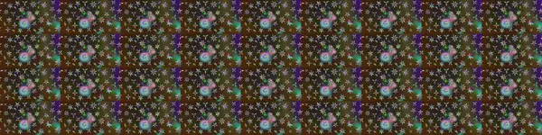 Düz Çiçek Elementleri Tasarımı. Kahverengi ve gri renkli çiçekler. Çiçekli eskiz çizimi. Renkli Yaz Teması çizim şablonu.