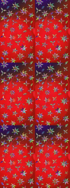 Çiçek arkaplanlı soyut zarafet eskiz deseni. Raster Güzel kumaş deseni.