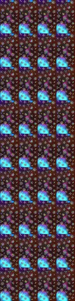 Renkli kahverengi ve mavi çizim kalıpları. Elle çizilmiş sonbahar çiçeği deseni. Tekstil ve kapak tasarımı için mükemmel. Kahverengi ve mavi renkli çiçekler. Doodle tarzı.