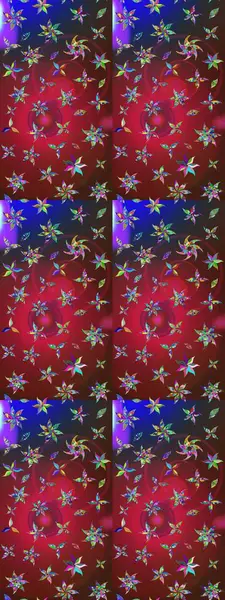 Kırmızı ve kahverengi renkte çiçeklerle çizilmiş çiçek deseni. Suluboya tarzında kırmızı ve kahverengi renkte çiçekler.