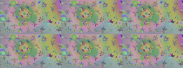 Tarafsız ve yeşil renklerde. Raster illüstrasyonu. Anti-stres için Raster soyut şablon sayfası.