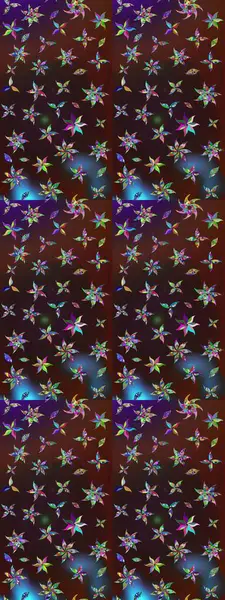 Raster. Zarif, parlak ve eskiz kahverengi ve mor çiçek desenli tasarım. Sabıka baskıları, bebek kıyafetleri, duvar kâğıtları, paket kutuları vb..