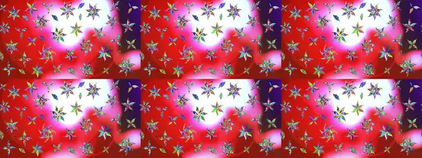 Raster düz çiçek çizim deseni. Kırmızı ve pembe renkte çiçekler. Tasarım hediye paketi, tebrik kartları, posterler ve afiş tasarımı.