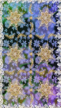 Raster klasik barok çiçeksiz altın desenli. Süslü dekorasyon. Altın elementli gri renkli altın desenli. Lüks, kraliyet ve Viktorya dönemi konsepti.