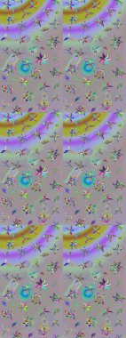 Çiçek kolajı. Çiçek kompozisyonu. Doğa. - Gri ve nötr çiçekler. Çiçek arkaplan. Küçük çiçekte güzel bir desen var. Raster deseni.