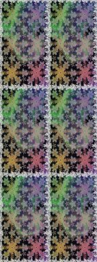 Damask pürüzsüz yineleme kalıbı. Barok tarzında altın çiçekli süs. Antika altın tekrarlanabilir duvar kağıdı. Gri renklerdeki altın element.