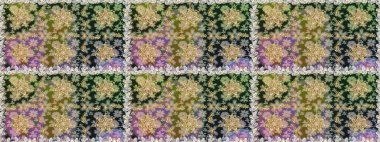 Gri renklerde, altın elementlerle kusursuz desen. Geleneksel oryantasyon süsü. Klasik klasik klasik arka plan. Klasik raster altın pürüzsüz desen.