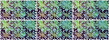 Damask arkaplanı tekerrür ediyor. Antika altın tekrarlanabilir duvar kağıdı. Barok tarzında altın çiçek süsü. Tarafsız renklerde altın element.