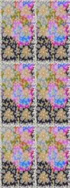 Gri renklerde, altın elementli, pürüzsüz bir desen. Şam tasarım için kusursuz desen.