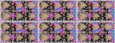 Kusursuz raster arka plan. Duvar kâğıdı barok, İspanyol kumaşı. Gri renklerdeki altın elementler. Çiçek deseni. Şekil grafik deseni.