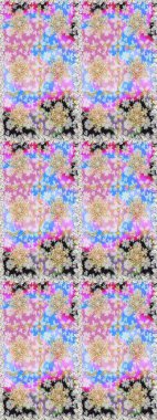 Altın antika ortaçağ dekoratifi, yapraklar ve tarafsız renklerde altın desenli süslemeleri olan dikişsiz bir şablon. Kusursuz kraliyet lüksü, altın barok kumaş rengi..