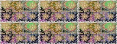 Antika altın tekrarlanabilir duvar kağıdı. Barok tarzında altın çiçek süsü. Damask arkaplanı tekerrür ediyor. Gri renklerdeki altın element.