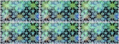 Damask pürüzsüz yineleme kalıbı. Barok tarzında altın çiçekli süs. Antika altın tekrarlanabilir duvar kağıdı. Mavi renklerdeki altın element.