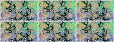 Düz elle çizilmiş klasik koleksiyon. Raster altın pürüzsüz desen. Arkaplan, kumaş, altın duvar kağıdı. Altın elementlerle nötr renklerde altın desen.