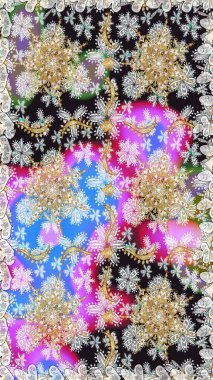 Kusursuz klasik raster altın desenli. Gri renkli ve altın elementli altın desenli. Klasik klasik klasik arka plan. Geleneksel oryantasyon süsü.