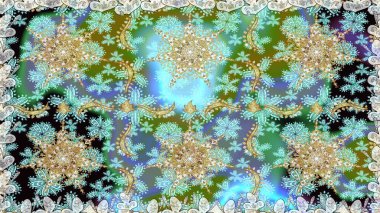 Sembol bayramı, yeni yıl kutlamaları, altın desenler. Kış kar dokusu duvar kağıdı. Noel altın kar tanesi kusursuz desen. Tarafsız renklerde altın kar taneleri.