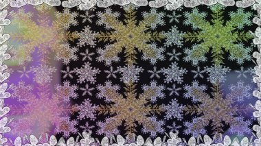 Noel, kar tanesi, yeni yıl. Gri renklerde ve altın elementlerle kusursuz klasik desen. Gri renklerde altın desenli altın elementler.