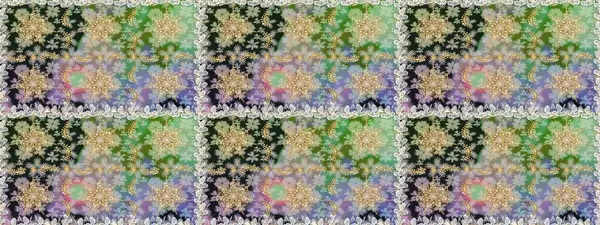 Senin tasarımın için, duvar kağıdı. Raster geometrik arka plan. Altın rengi, kusursuz çizim. Tarafsız renklerde altın desenli altın çiçekli elementler.