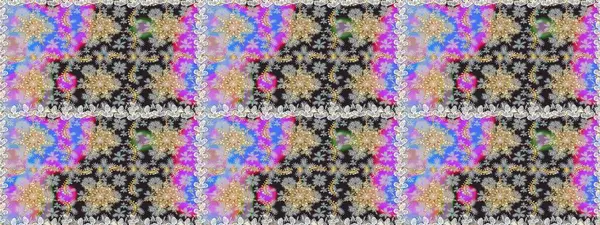 Kusursuz kraliyet lüksü, altın barok kumaş rengi. Altın antika ortaçağ dekoratifi, yapraklar ve gri renkli altın desenli süslemelerle pürüzsüz bir desen..