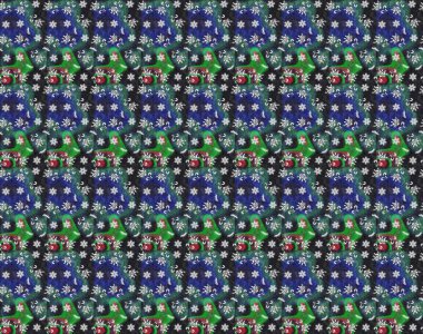 Suluboya etkisi. Raster deseni. Botanik çizim kalıbı. Organik elementler.