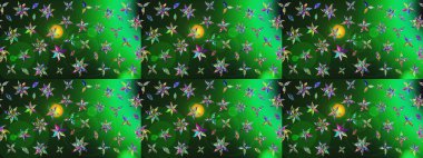 Raster şirin suluboya çiçek desenleri çiziyor. Kartlar, davetiyeler, tarih kartları ve daha fazlası için kullanılabilir. Büyük bir suluboya çiçek seti..