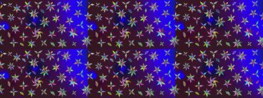 Çocuk stili. Düz Çiçek Elementleri Tasarımı. Renkli Bahar Teması eskiz kalıbı. Çiçekli çizim raster arkaplanı.