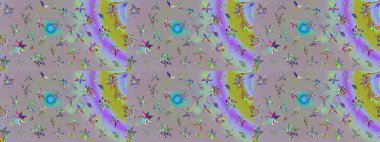 Çiçek arkaplanlı soyut zarafet eskiz deseni. Raster Güzel kumaş deseni.